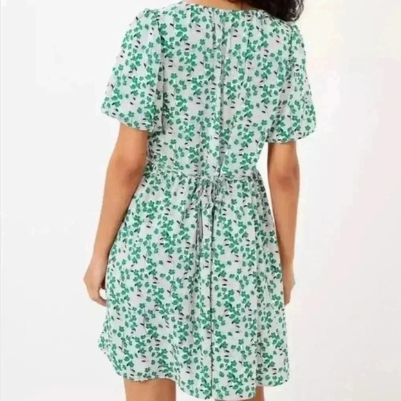 LOFT GREEN FLORAL DRESS - Picture 7 of 7